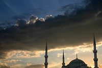 Sky Above the Blue Mosque
