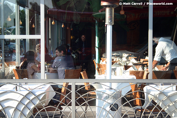 restaurant with patio