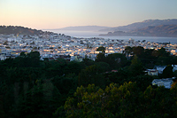 Richmond District and Golden Gate from the de Young Museum
