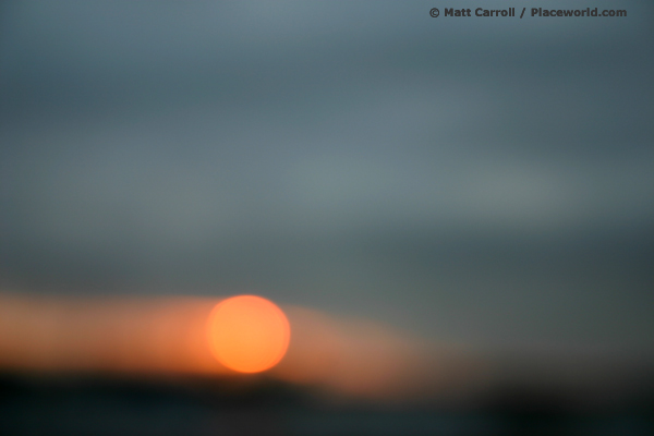 Intentionally blurry landscape at sunset - photographer Matt Carroll