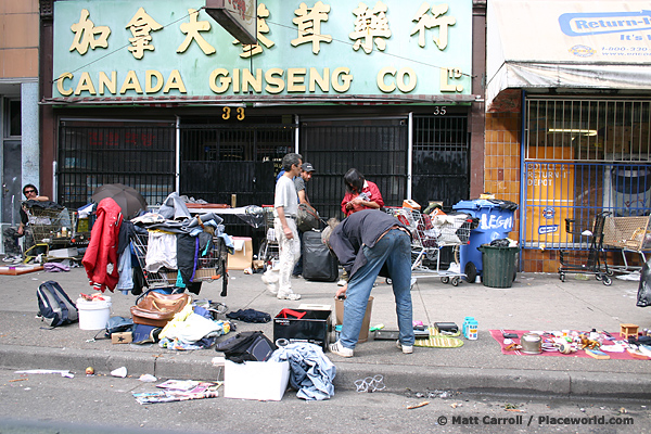 Squalor on East Hastings Street
