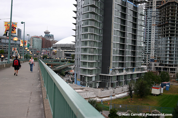 On the Cambie Street Bridge
