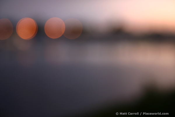 Intentionally blurry landscape at twilight - photographer Matt Carroll