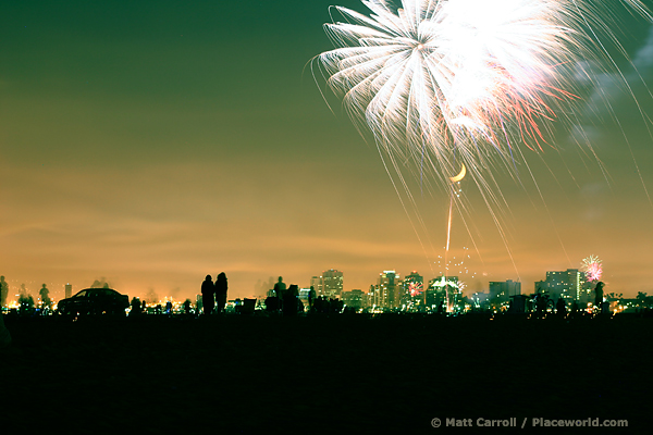 Fireworks Skyline