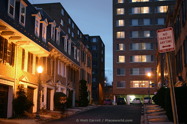 Architectural Contrast, Foggy Bottom Neighborhood