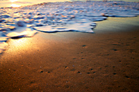 Rushing wave, Laguna Beach, California