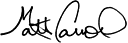 Matt Carroll signature