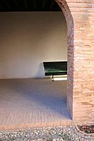 Courtyard Within the Generalife Gardens at the Alhambra, Granada